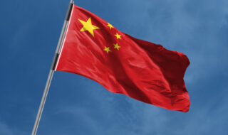 Čína vlajka