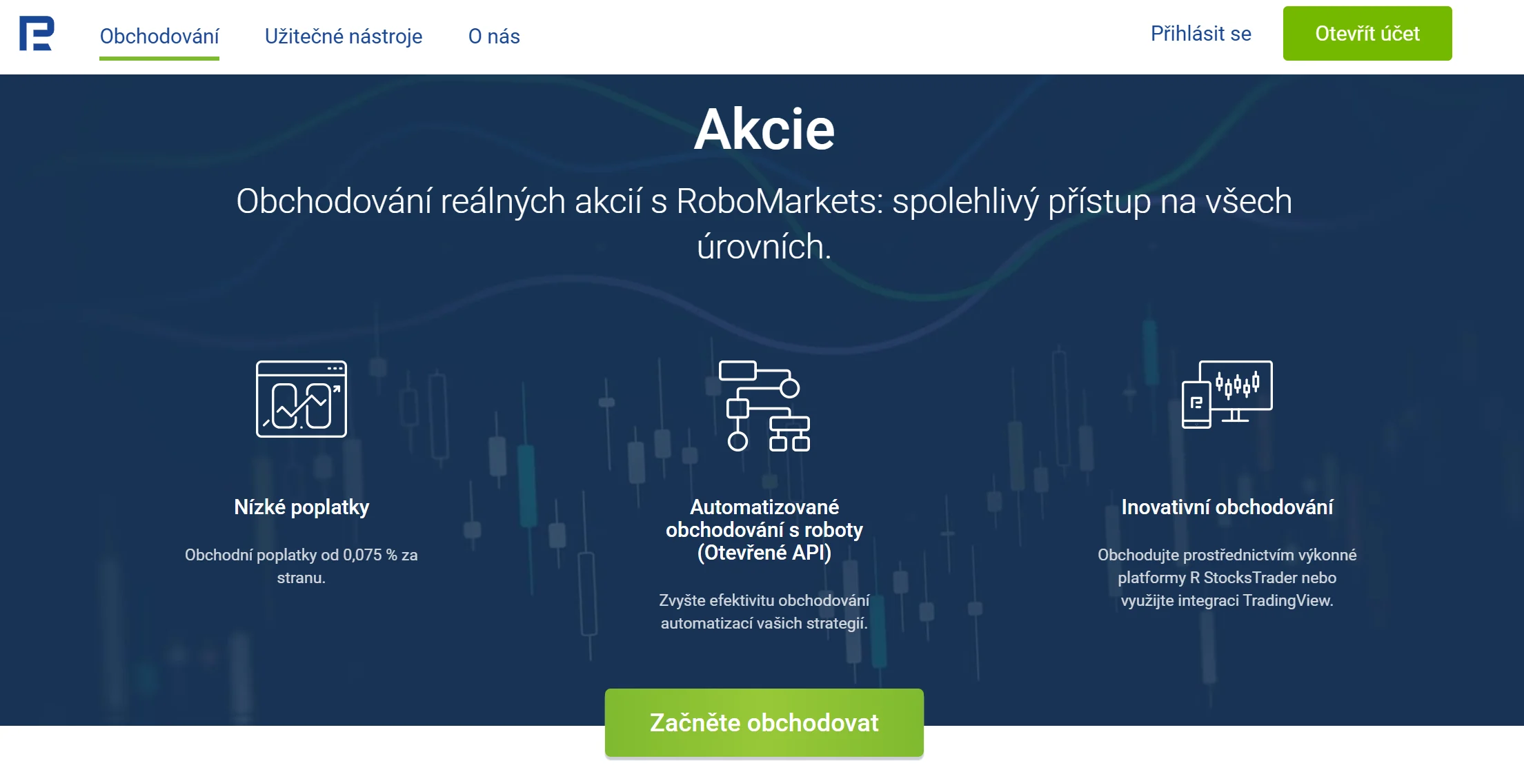 Akcie na RoboMarkets